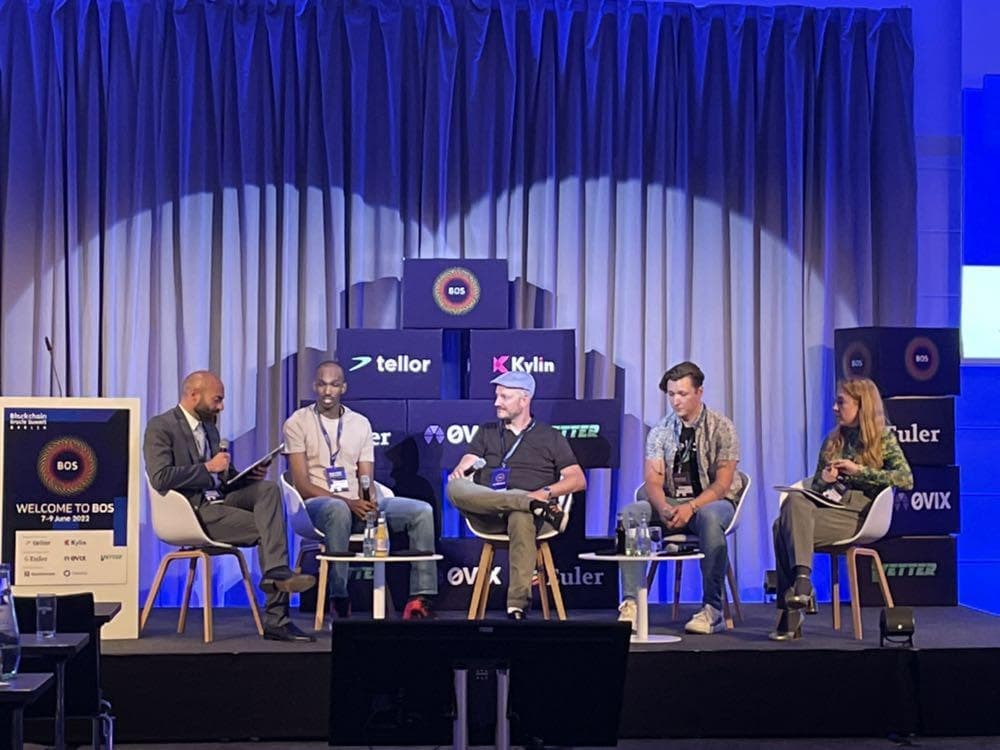 Panel discussion at the Blockchain Oracle Summit, Berlin 2022